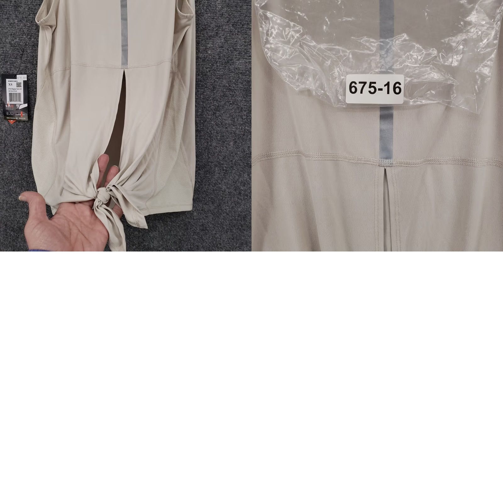 Vintage 5.11 Tactical Tank Womens XS Beige Ready Tank Physical Training Regina 2.0 Size XS / US 0-2 / IT 36-38 - 10 Thumbnail