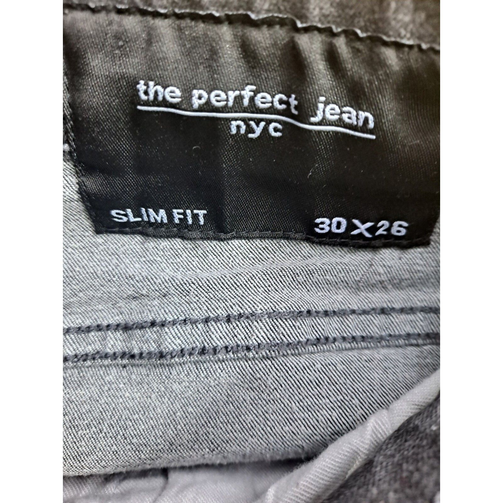 Other The Perfect Jean NYC Slim Fit Denim Jeans Gray Wash Casual M Size US 30 / EU 46 - 3 Thumbnail