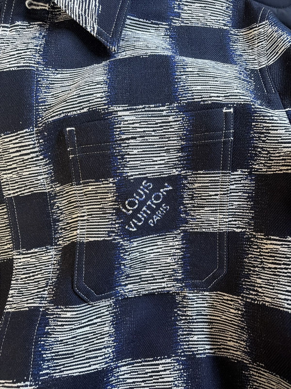 Louis Vuitton Authentic Louis Vuitton Damier Wool Overshirt Sz.58 NWT Size US XXL / EU 58 / 5 - 20 Thumbnail