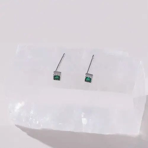 Vintage 100%925 silver retro punk earrings Size ONE SIZE - 4 Thumbnail