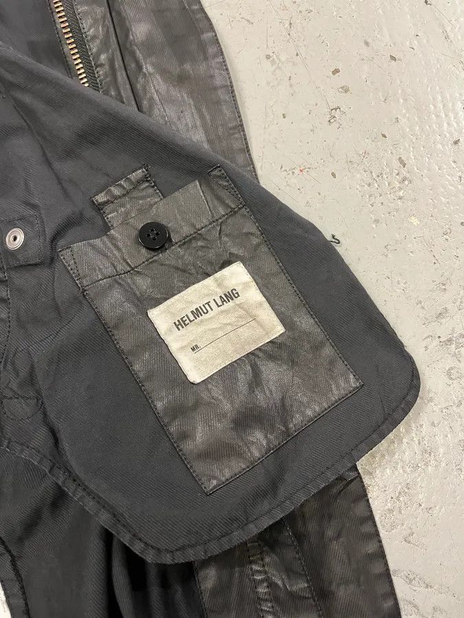 Helmut Lang Helmut Lang Raining Avant-Garde Obscure Black Parka Jacket Size US M / EU 48-50 / 2 - 12 Thumbnail