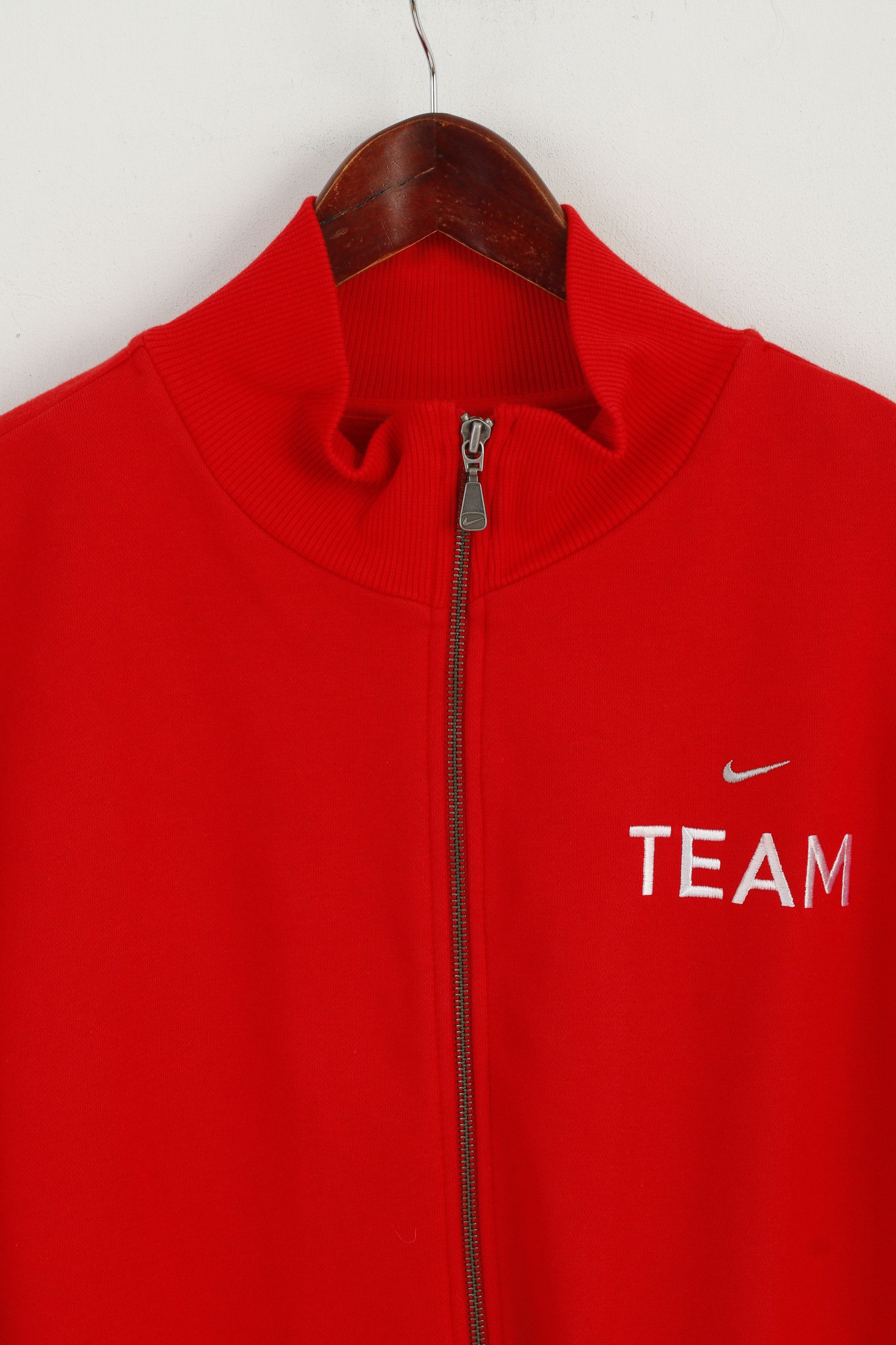 Nike Nike Men XL 188 Sweatshirt Red Cotton 2345 Size US XL / EU 56 / 4 - 5 Thumbnail