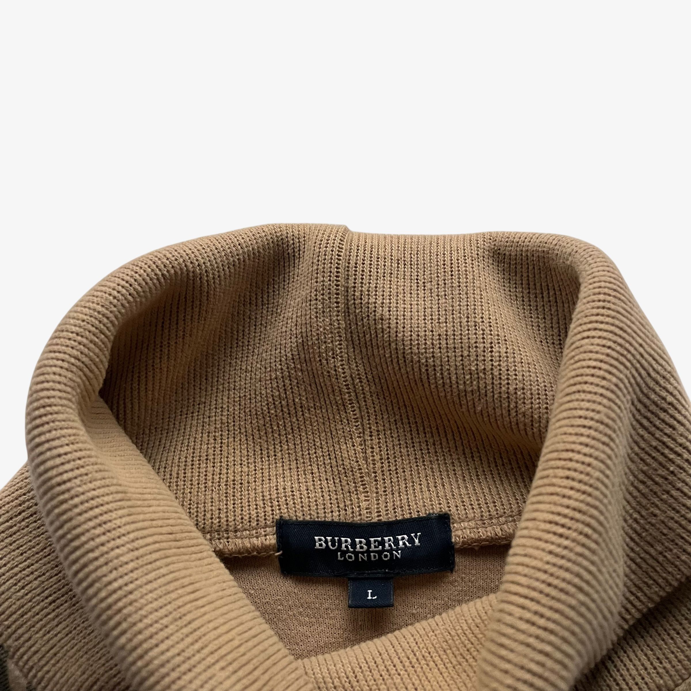 Burberry Vintage Y2K Women's Burberry Nova Check Turtleneck Jumper Size S / US 4 / IT 40 - 2 Thumbnail