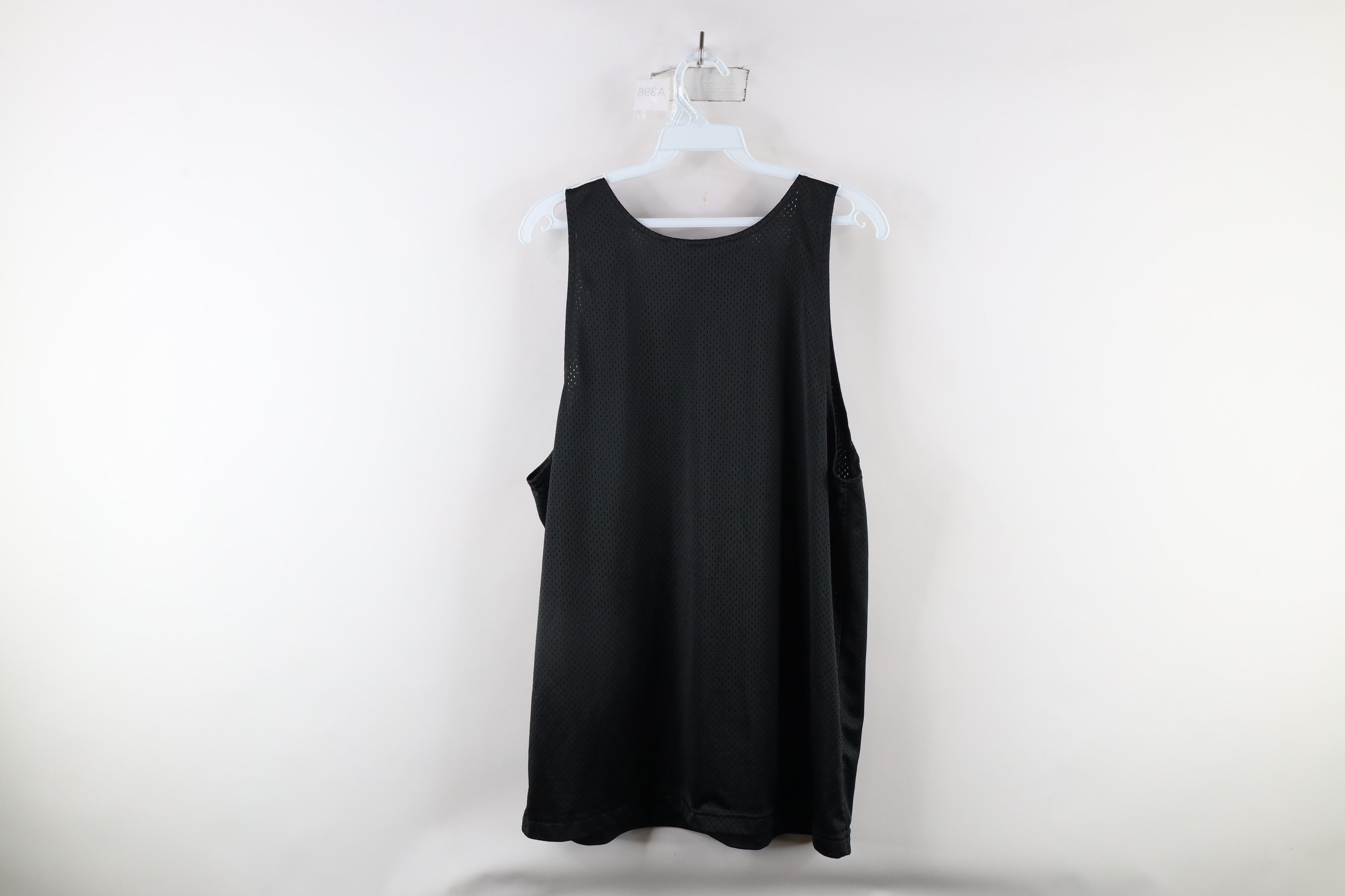 Vintage Vintage 90s Streetwear Mesh Tank Top Jersey T-Shirt Black Size US M / EU 48-50 / 2 - 6 Thumbnail