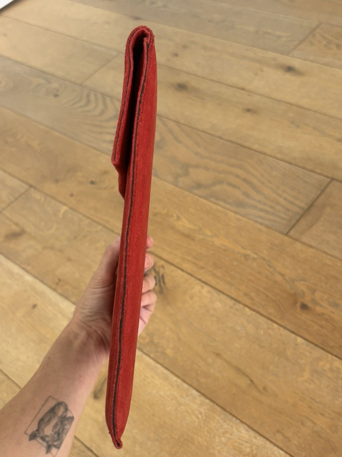 Maison Margiela Maison Margiela MM6 red sueda clutch Size ONE SIZE - 3 Thumbnail
