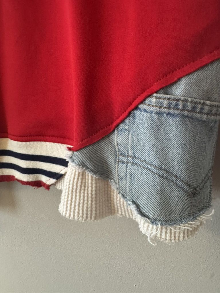 Greg Lauren Red Borg Hoodie Size US S / EU 44-46 / 1 - 7 Thumbnail