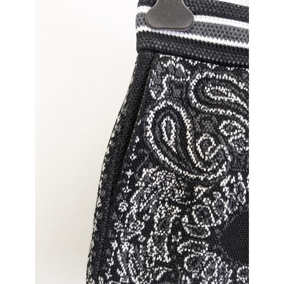 Amiri o1rshd1 Bandana B-Ball Shorts in Black/Grey Size US 28 / EU 44 - 5 Thumbnail