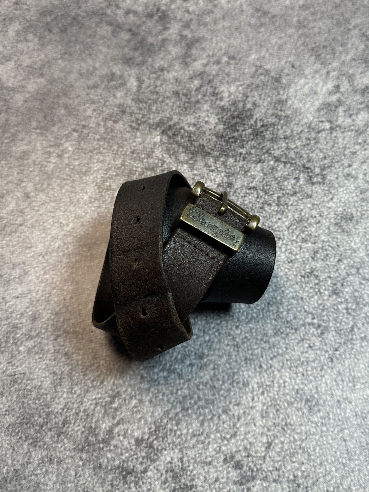 Vintage × Wrangler Vintage Wrangler Leather Belts Handmade Streetwear USA Style Size ONE SIZE - 2 Thumbnail