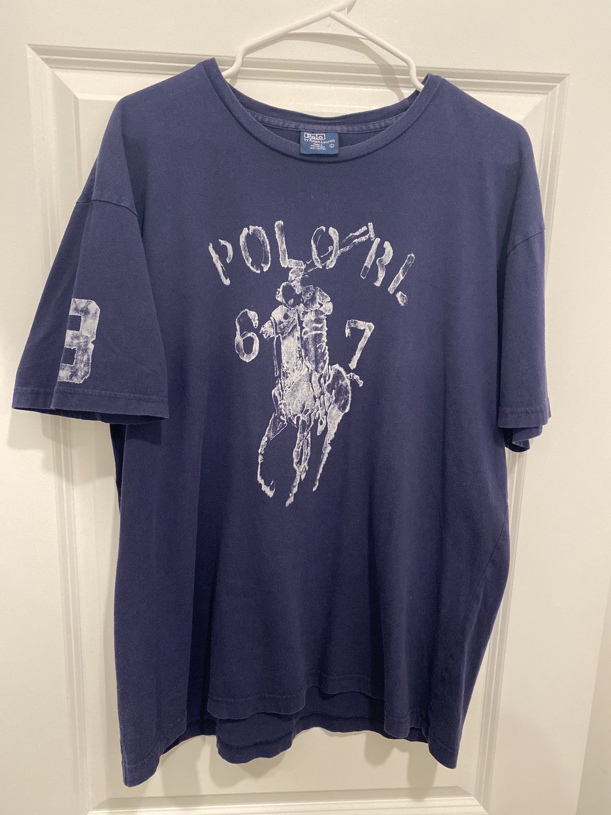 Polo Ralph Lauren Vintage Polo Ralph Lauren Graphic Short Sleeve Size US L / EU 52-54 / 3 - 3 Thumbnail