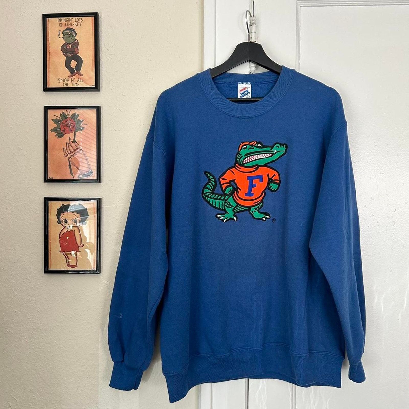 Jerzees Vintage florida gators crewneck sweatshirt Size US XL / EU 56 / 4 - 1 Thumbnail