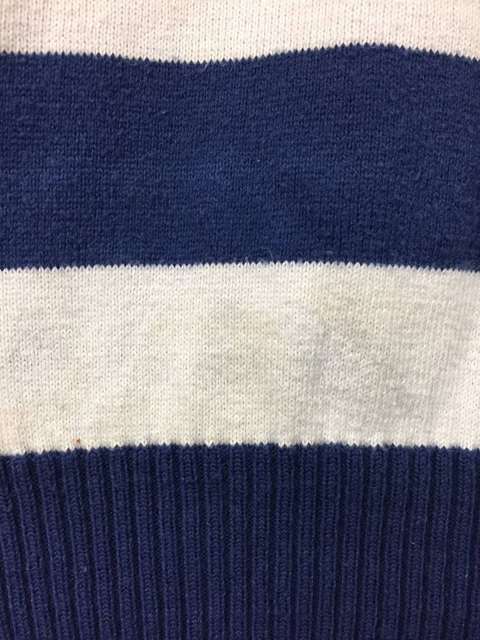 Yoshiyuki Konishi Vtg Ficce Yoshiyuki Konishi Parrot Logo Striped Knit Sweater Size US XL / EU 56 / 4 - 15 Thumbnail