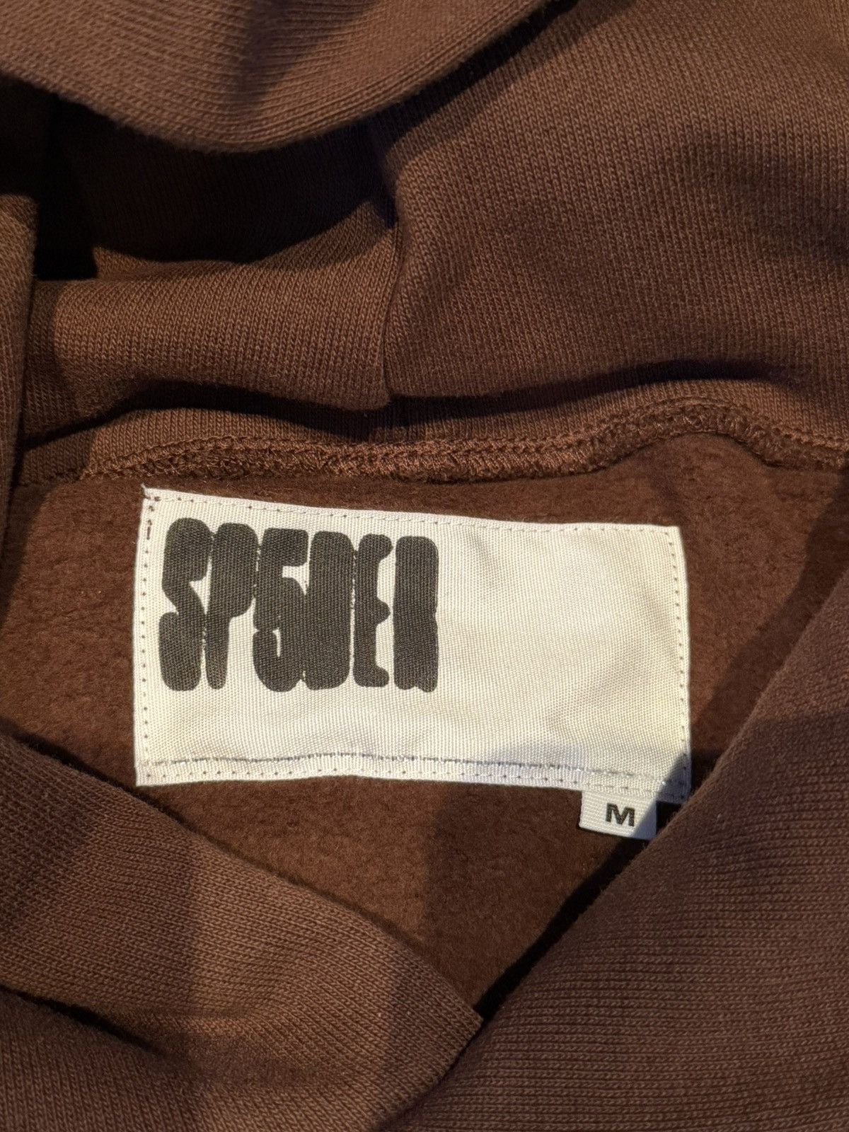 Sp5der Brown Rhinestone Sp5der Hoodie Size US M / EU 48-50 / 2 - 4 Thumbnail