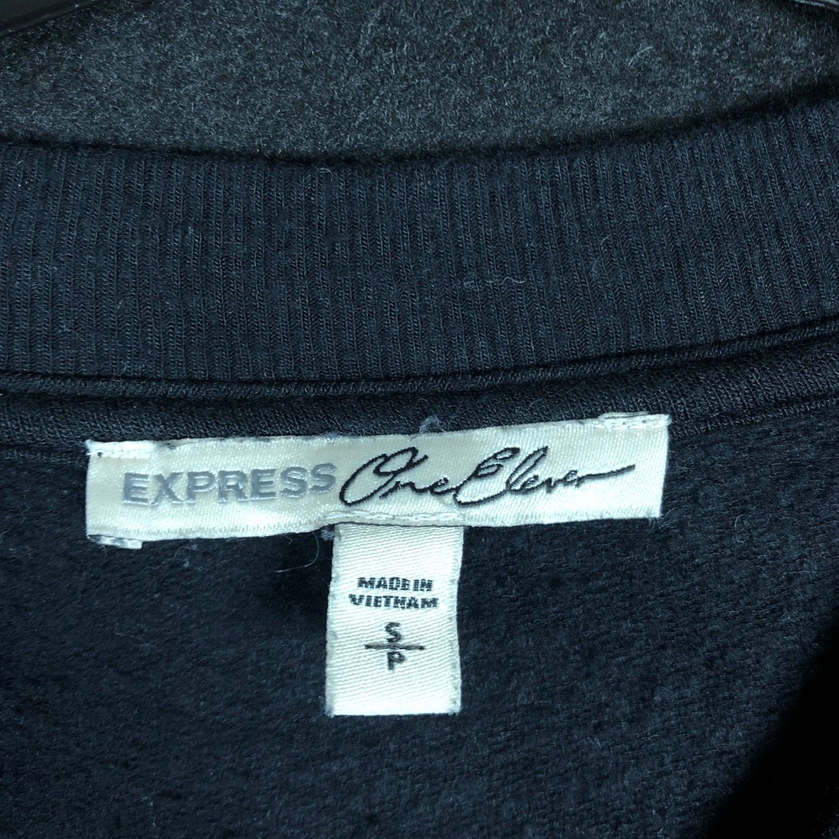 Express Express Sweater Womens Black Crew Neck Long Sleeve Small Super Soft Stretch Size S / US 4 / IT 40 - 6 Thumbnail
