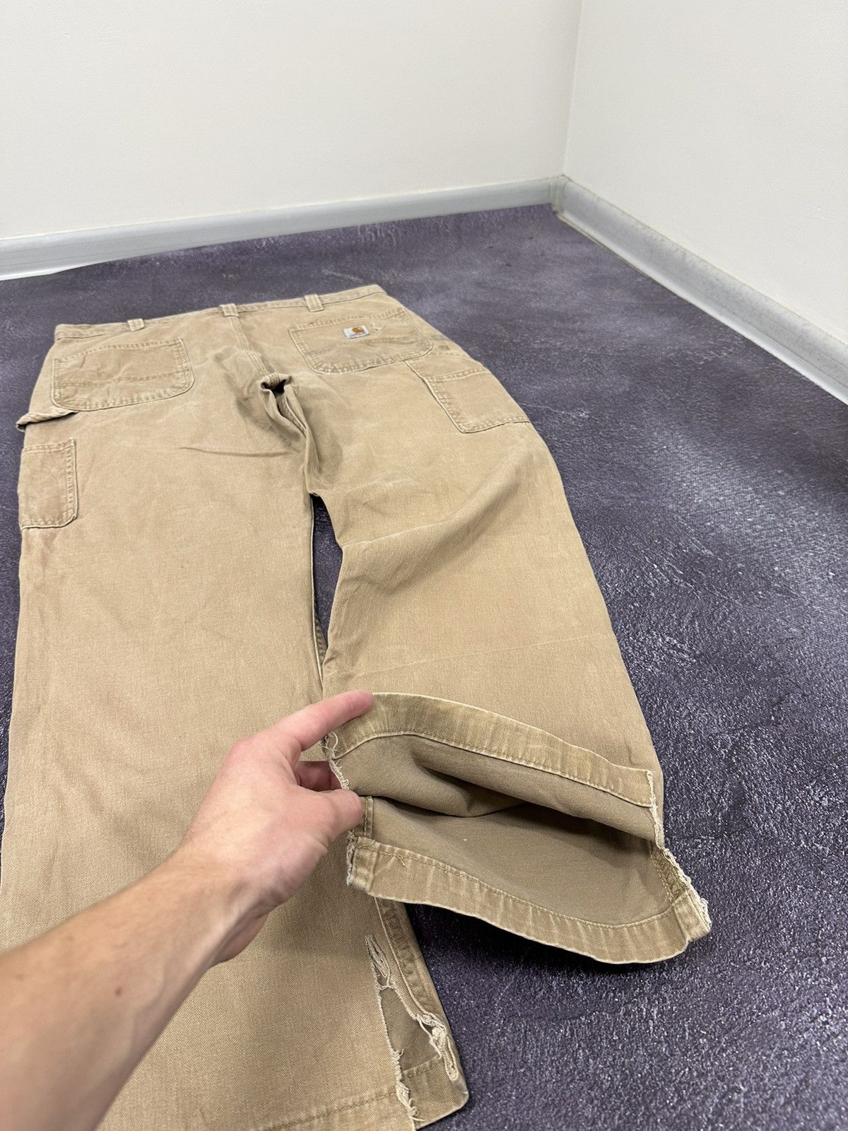 Carhartt Vintage Carhartt USA Cargo Carpenter Opium Baggy Work Pants Size US 38 / EU 54 - 4 Thumbnail
