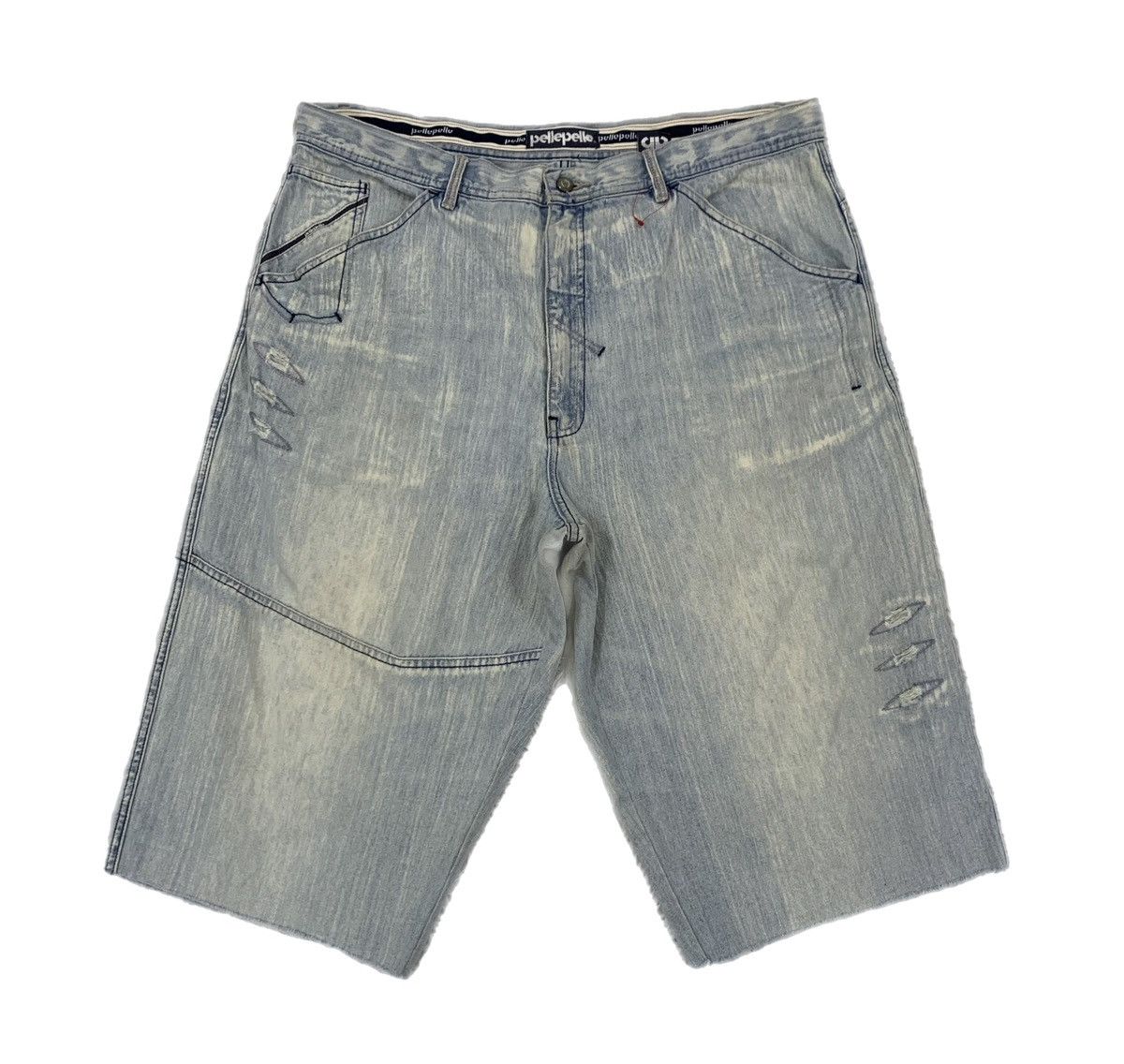 Pelle Pelle Pelle Pelle Marc Buchanan Denim Short Pant Size US 41 - 1 Thumbnail