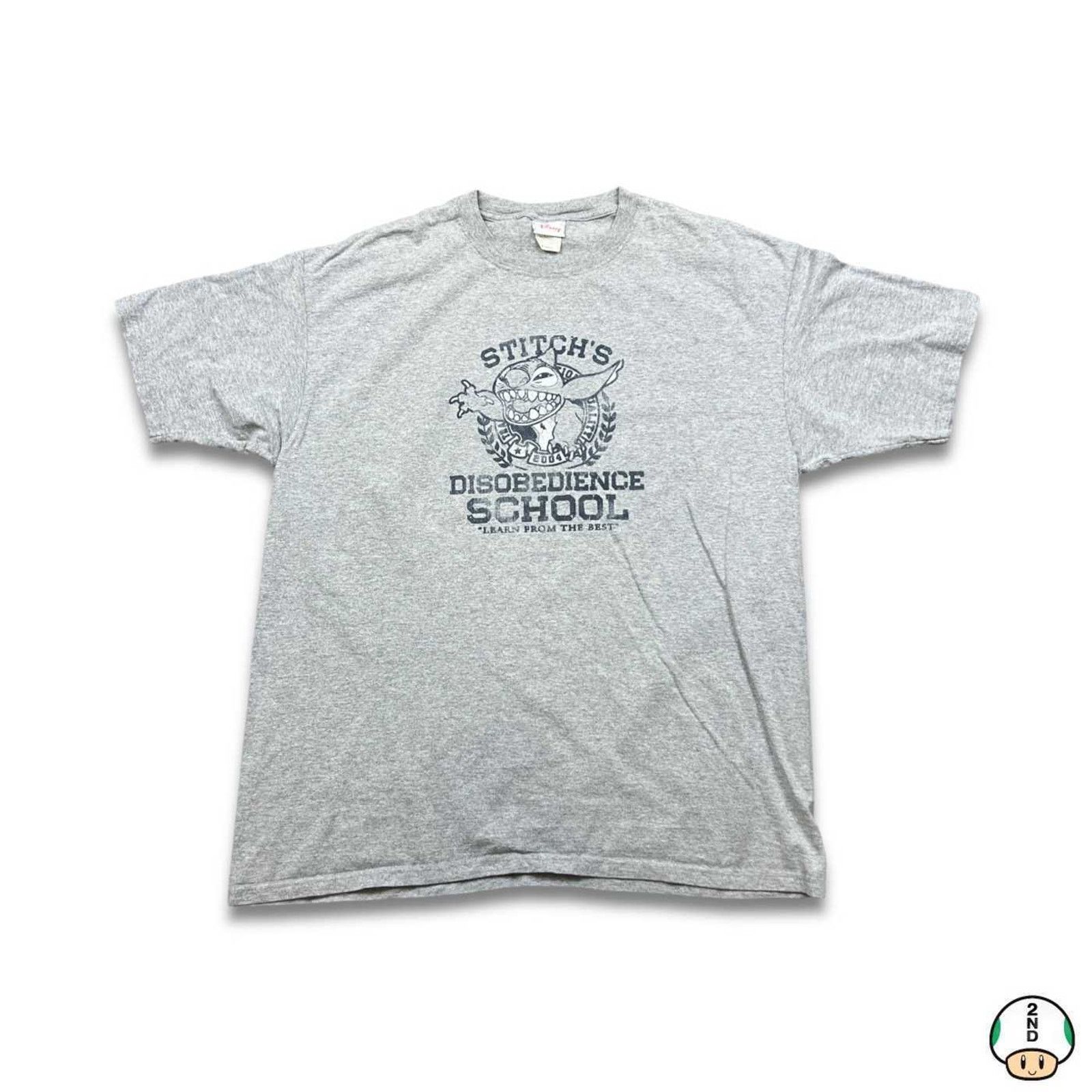 Disney × Vintage Vintage Disney Lilo & Stitch T Shirt Disobedience School Tee Size US XXL / EU 58 / 5 - 1 Thumbnail