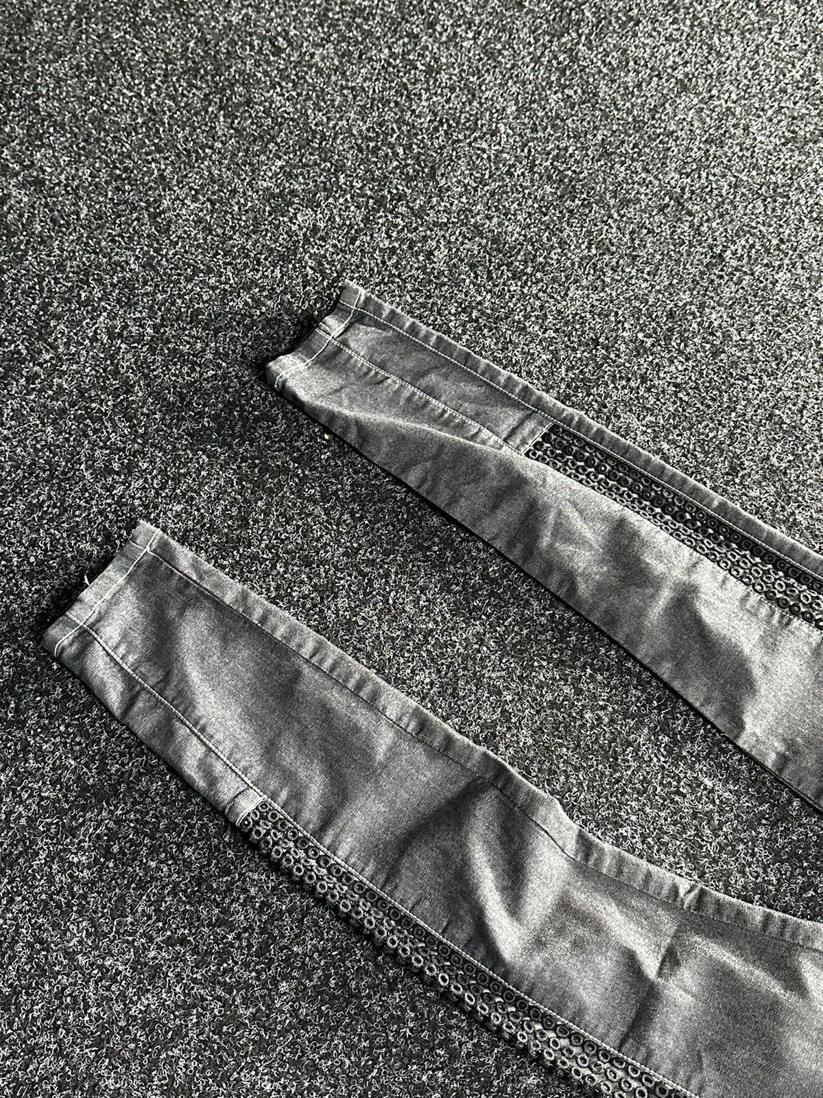Diesel Black Gold × Vintage 🚨DIESEL BLACK GOLD AVANT GARDE SKINNY PANTS Y2K RARE Size 23" - 3 Thumbnail