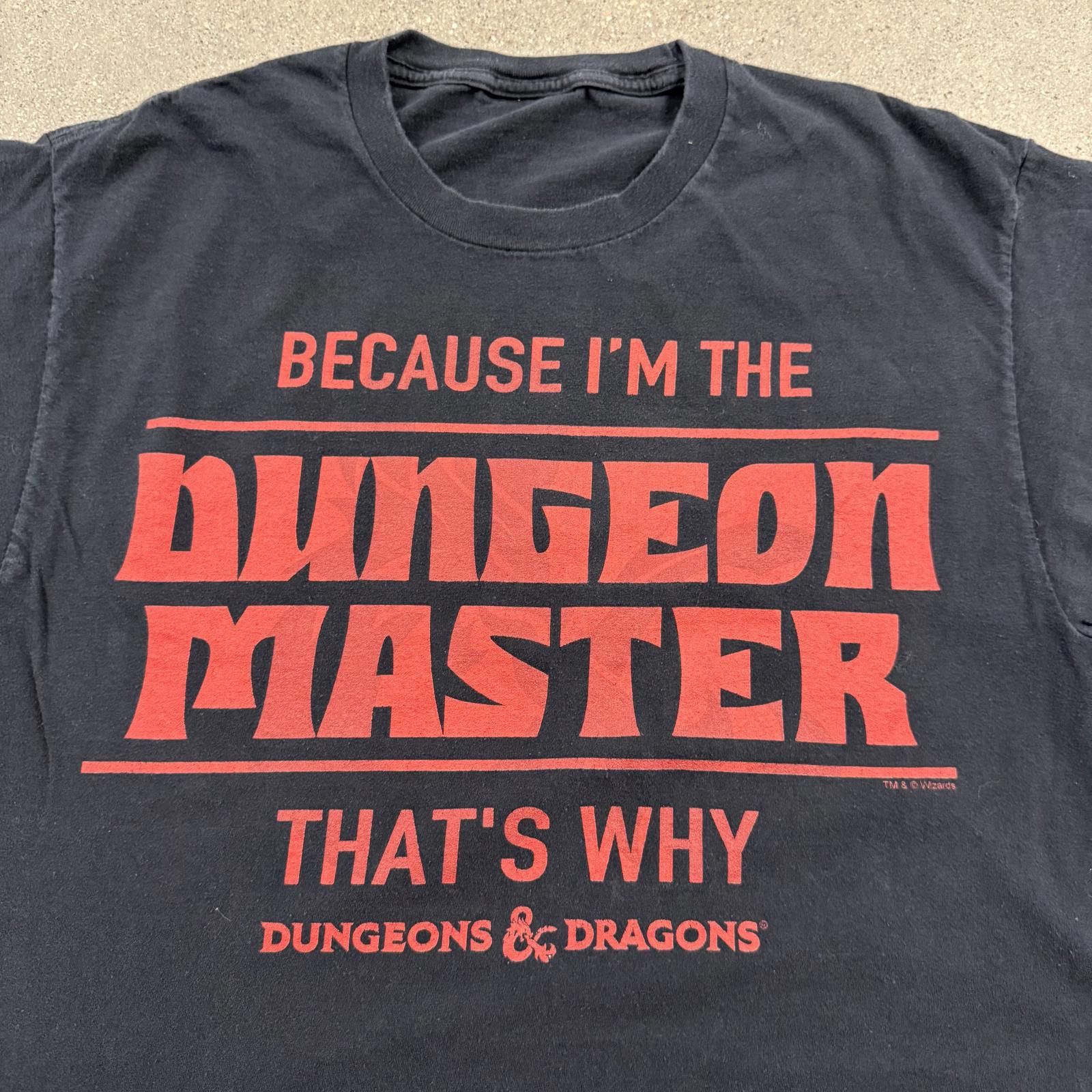 Designer Vtg Wizards Dungeons & Dragons Dungeon Master Shirt - M Size US M / EU 48-50 / 2 - 2 Thumbnail