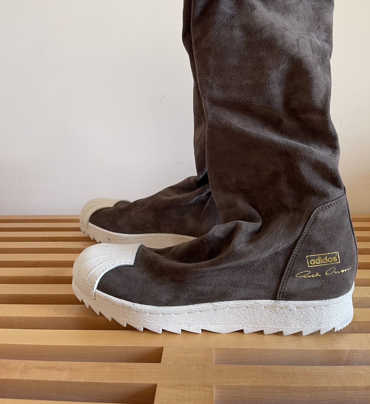 Adidas × Rick Owens Rick Owens x Adidas Superstar Ripple size 7.5 | Grailed