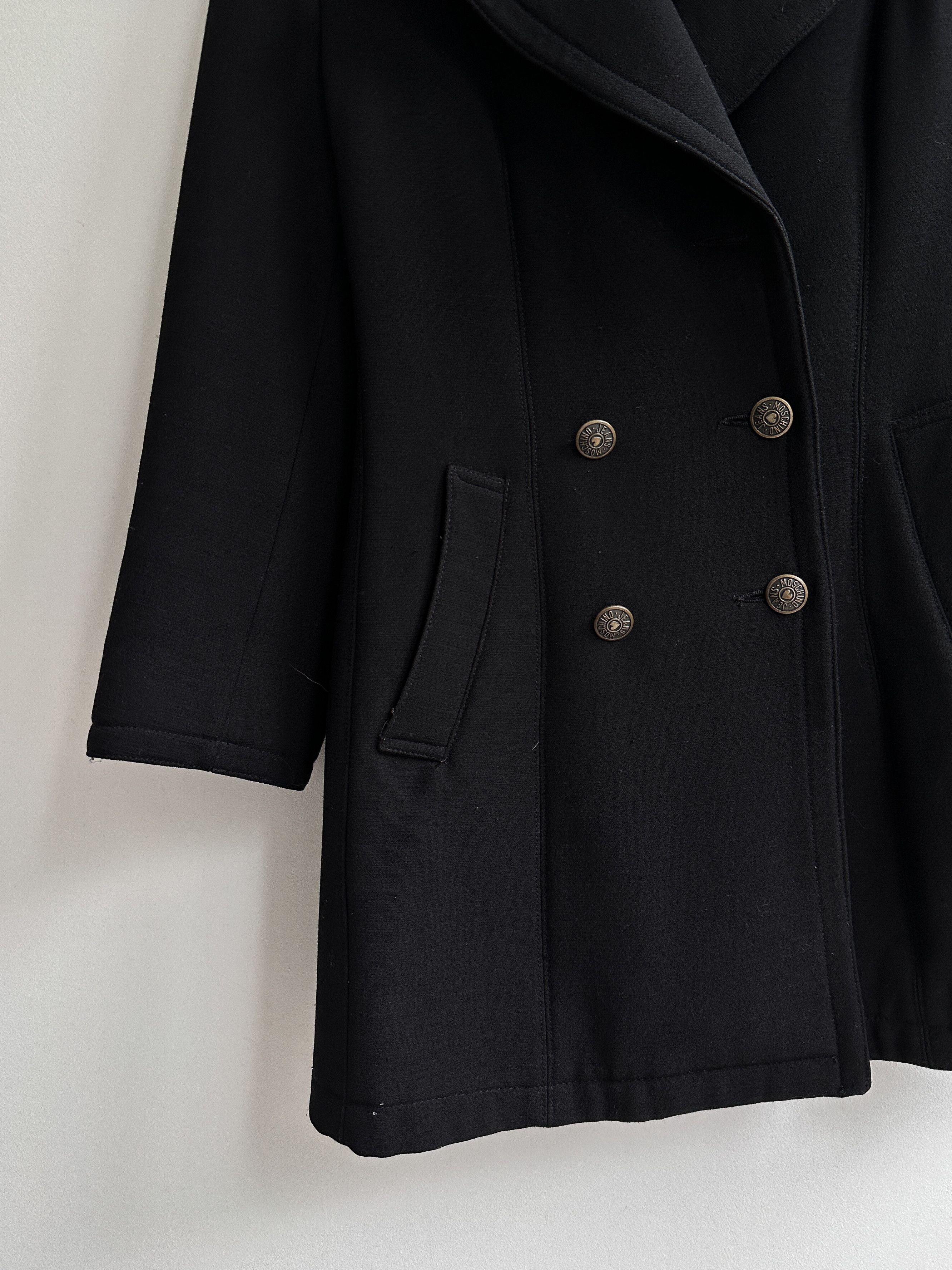 Moschino Moschino Wool Coat Jacket Size M / US 6-8 / IT 42-44 - 4 Thumbnail