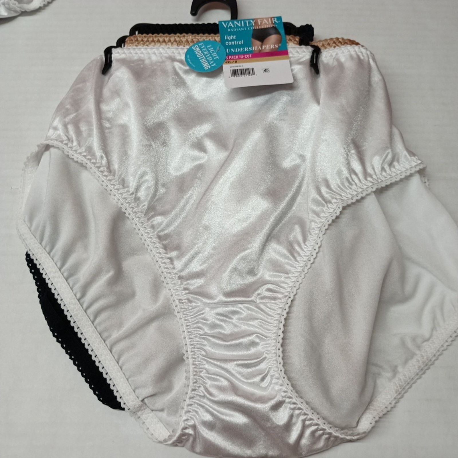 Other VANITY FAIR Women 3-Pair Hi Cut Panties Nylon Size 4XL/11 Size ONE SIZE - 1 Thumbnail