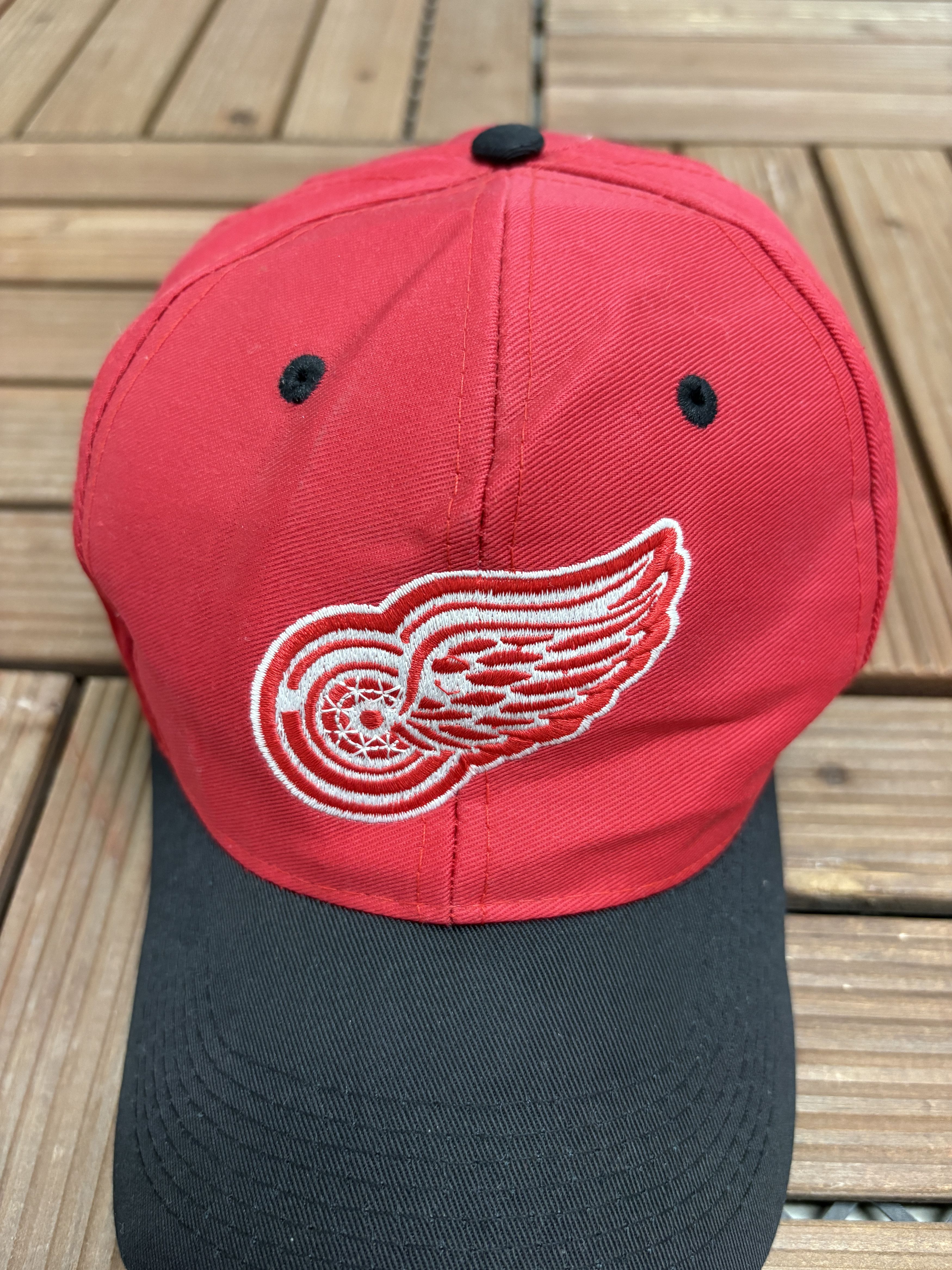 Logo Athletic Detroit Red Wings Vintage Snap Back Hat Cap Size ONE SIZE - 3 Thumbnail