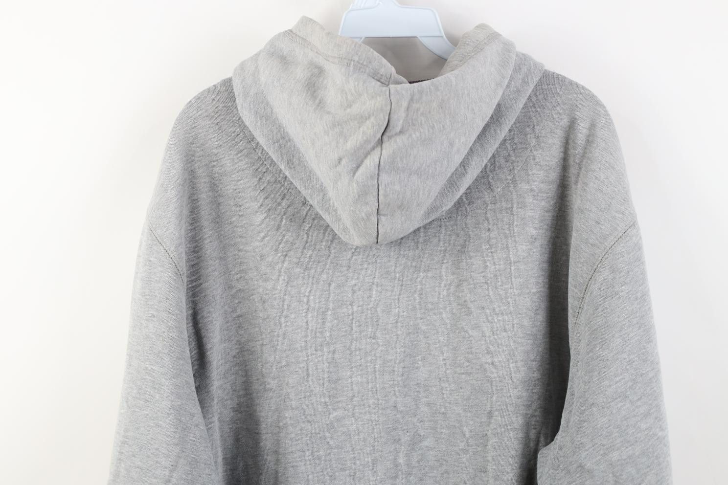 Vintage Vintage 90s Y2K Streetwear Full Zip Hoodie Sweatshirt Gray Size US XXL / EU 58 / 5 - 15 Thumbnail