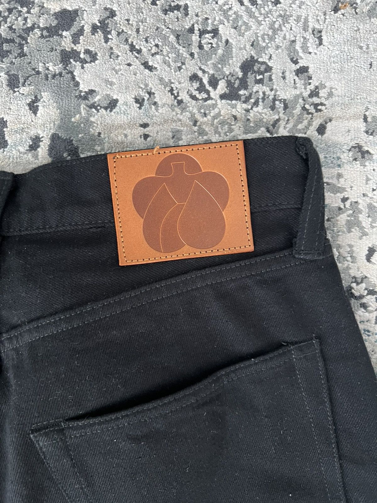 Momotaro Jeans Momotaro 15oz Black Selvedge Denim Wide Fit Size US 30 / EU 46 - 6 Thumbnail