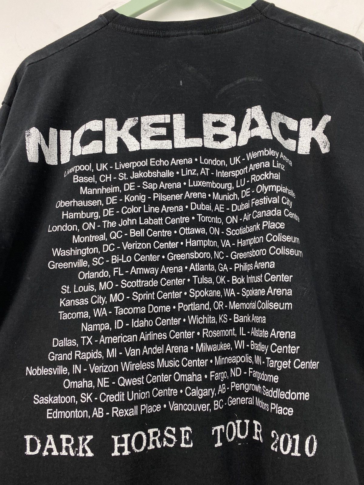 Band Tees Nickelback Dark Horse 2010 T Shirt Tee Metallica Linkin Park Size US L / EU 52-54 / 3 - 7 Thumbnail