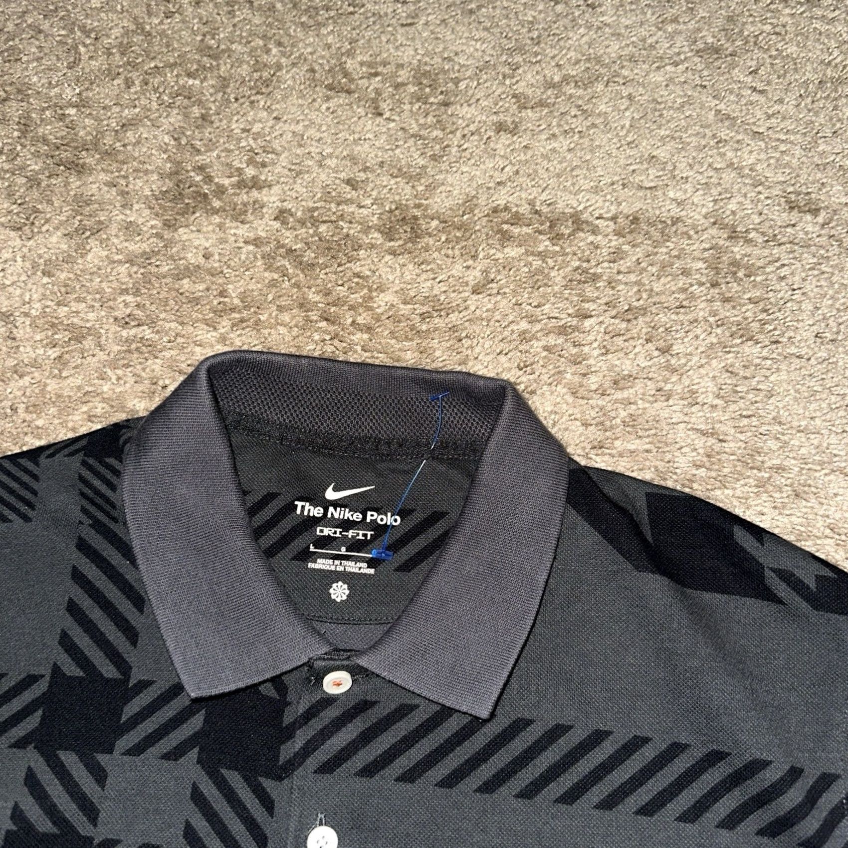 Nike Nike Dri-Fit Polo Shirt Mens L Gray Breathable Short Sleeve Golf Preppy Collared Shirt Size US L / EU 52-54 / 3 - 2 Thumbnail
