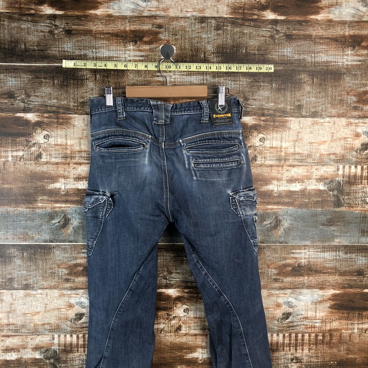 Japanese Brand Even River Black Distressed Denim Pants #A2107 Size US 30 / EU 46 - 17 Thumbnail
