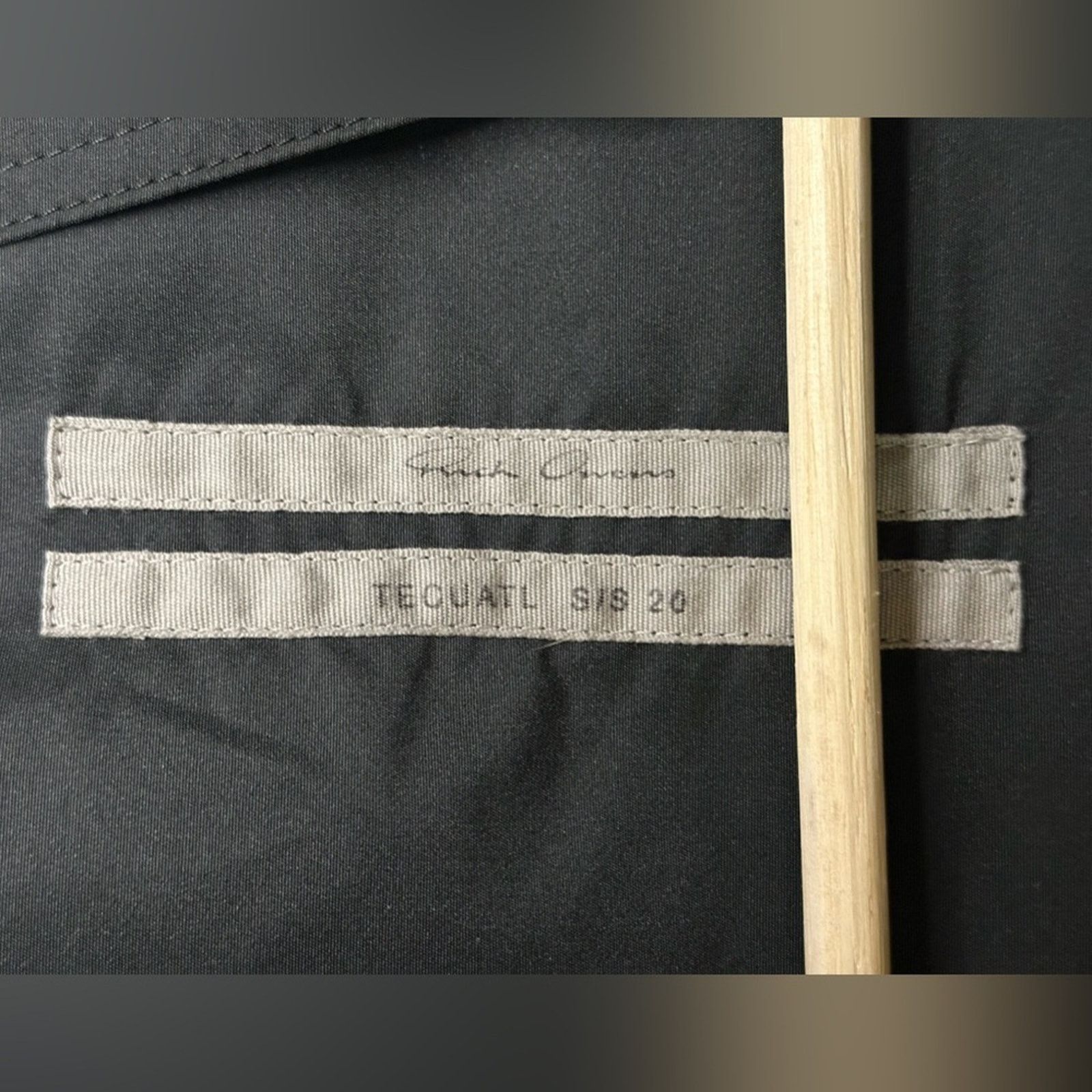 Rick Owens SS20 Tecuatl Bauhaus Jacket Black IT 50 Large Zipper Pockets Size US L / EU 52-54 / 3 - 2 Thumbnail