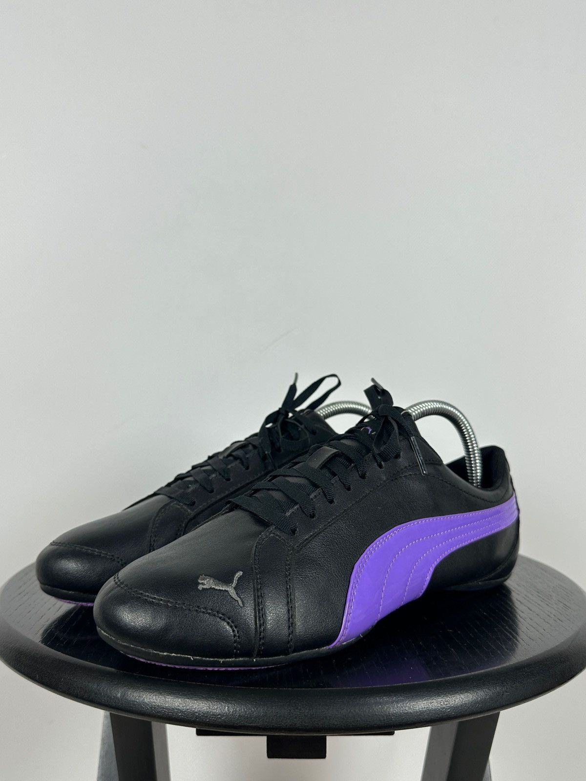 Puma Vintage Puma SpeedCat Y2K Leather Black/Purple Sneakers Size US 9 / IT 39 - 11 Thumbnail