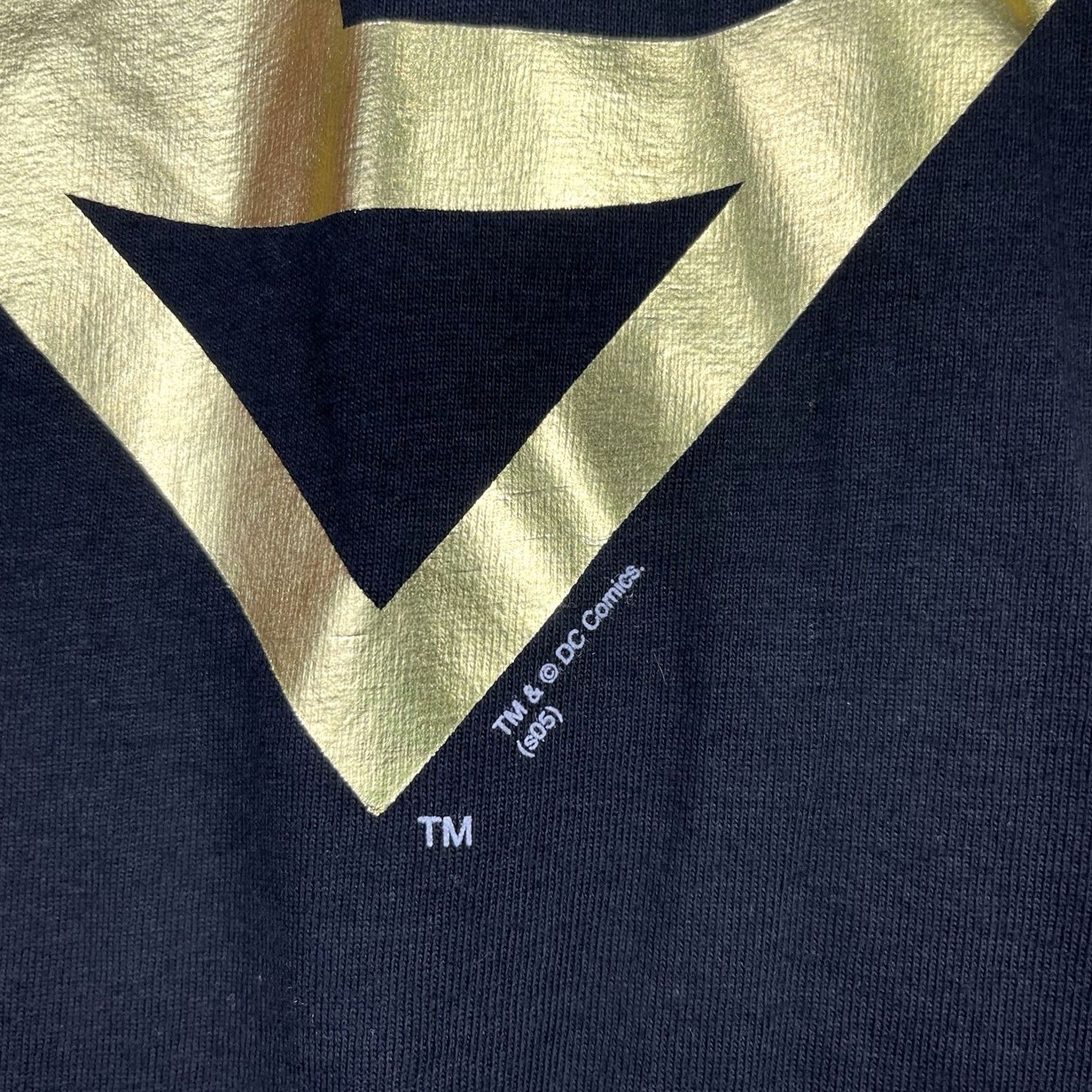 Hanes VINTAGE Superman Shirt Mens XL Black Graphitti Gold Logo DC Comics Superhero Y2K Size US XL / EU 56 / 4 - 5 Thumbnail