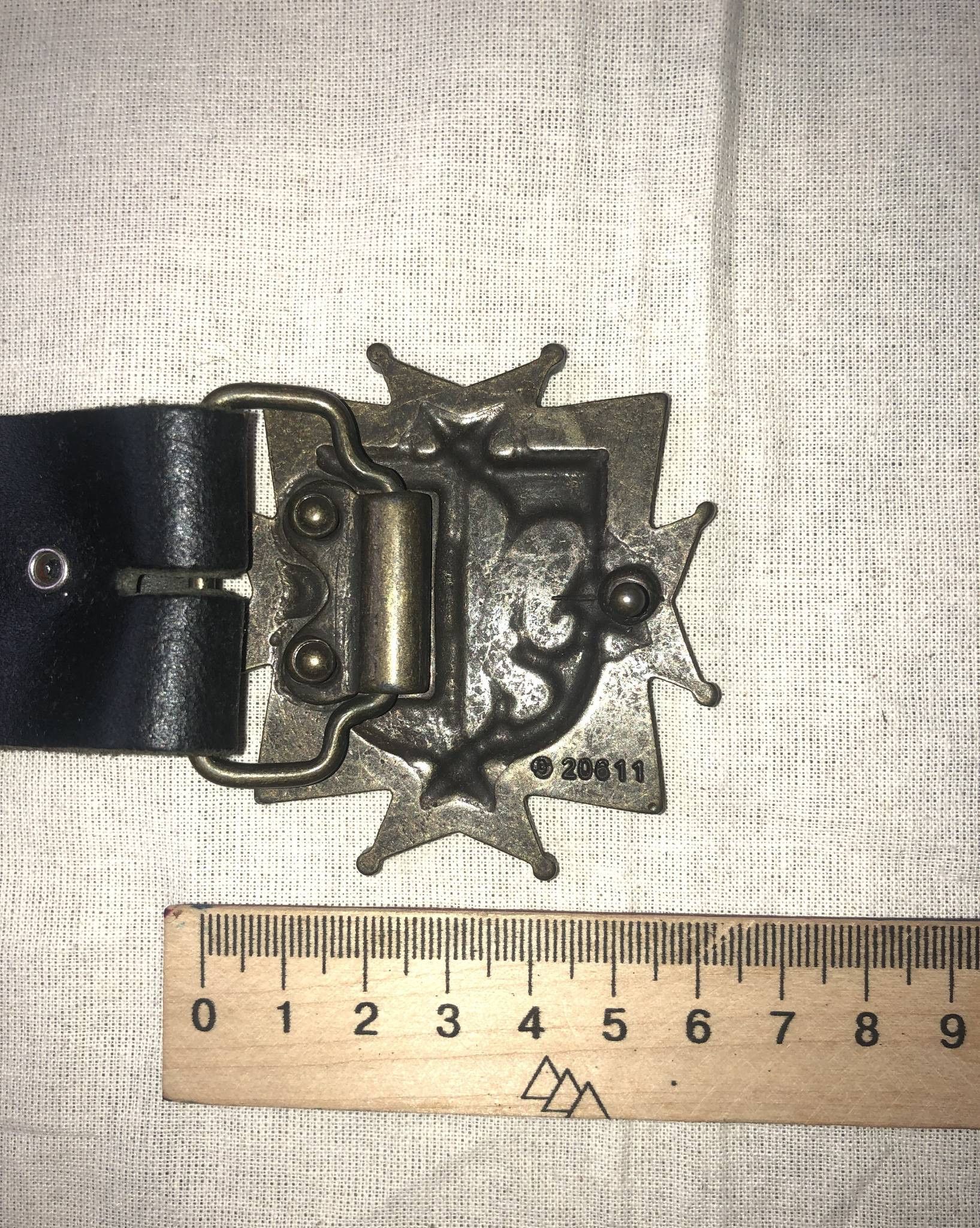 Vintage Vintage Leather belt Size ONE SIZE - 5 Thumbnail