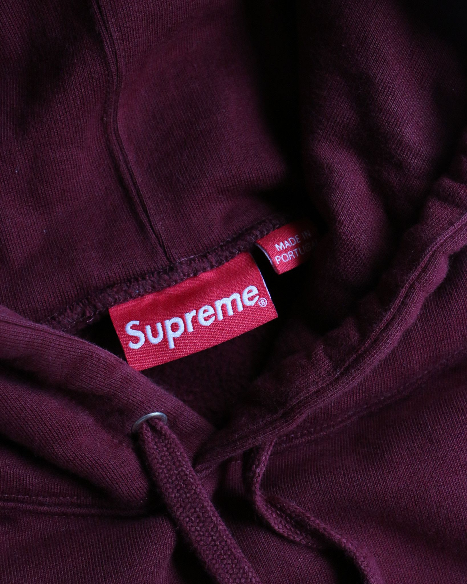 Supreme Supreme Chain Stitched Face Hoodie Burgundy Size US M / EU 48-50 / 2 - 3 Thumbnail