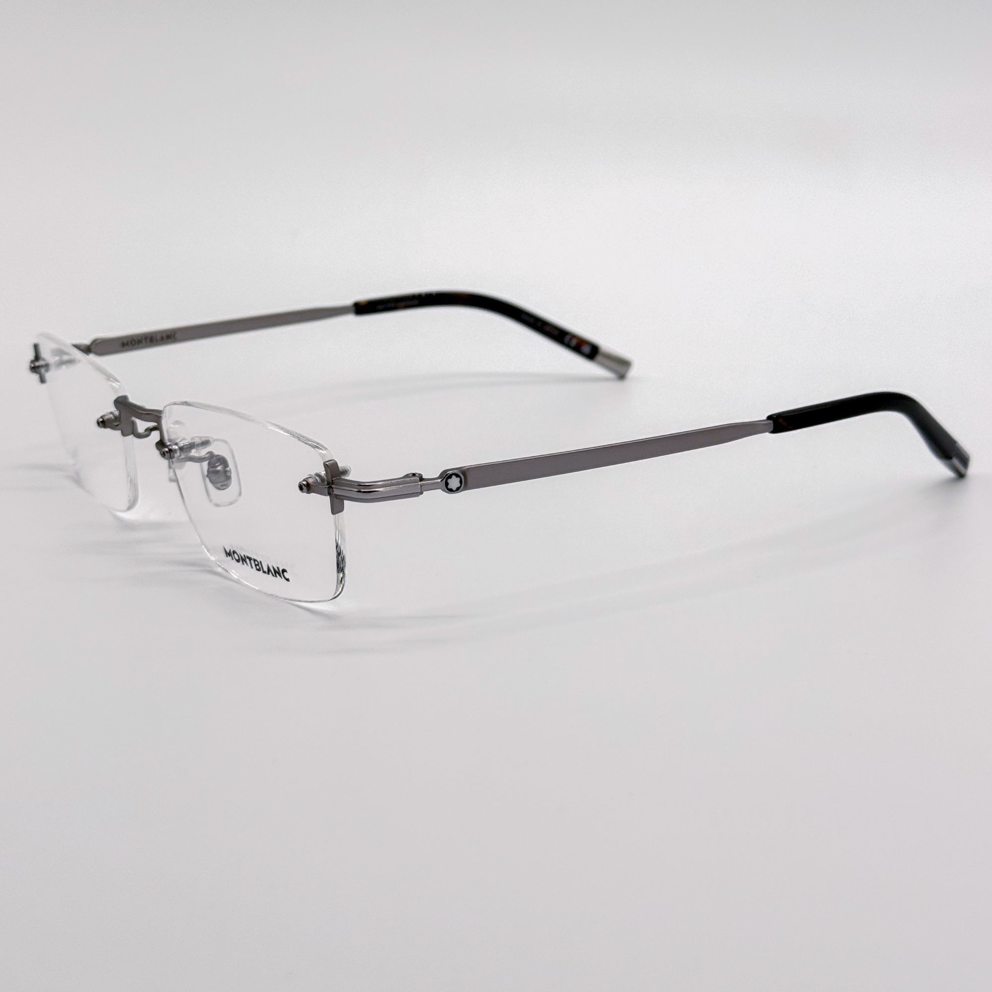 Montblanc NEW MONTBLANC EYEGLASSES MB0132O 002 RUTHENIUM MEN EYEWEAR Size ONE SIZE - 7 Thumbnail