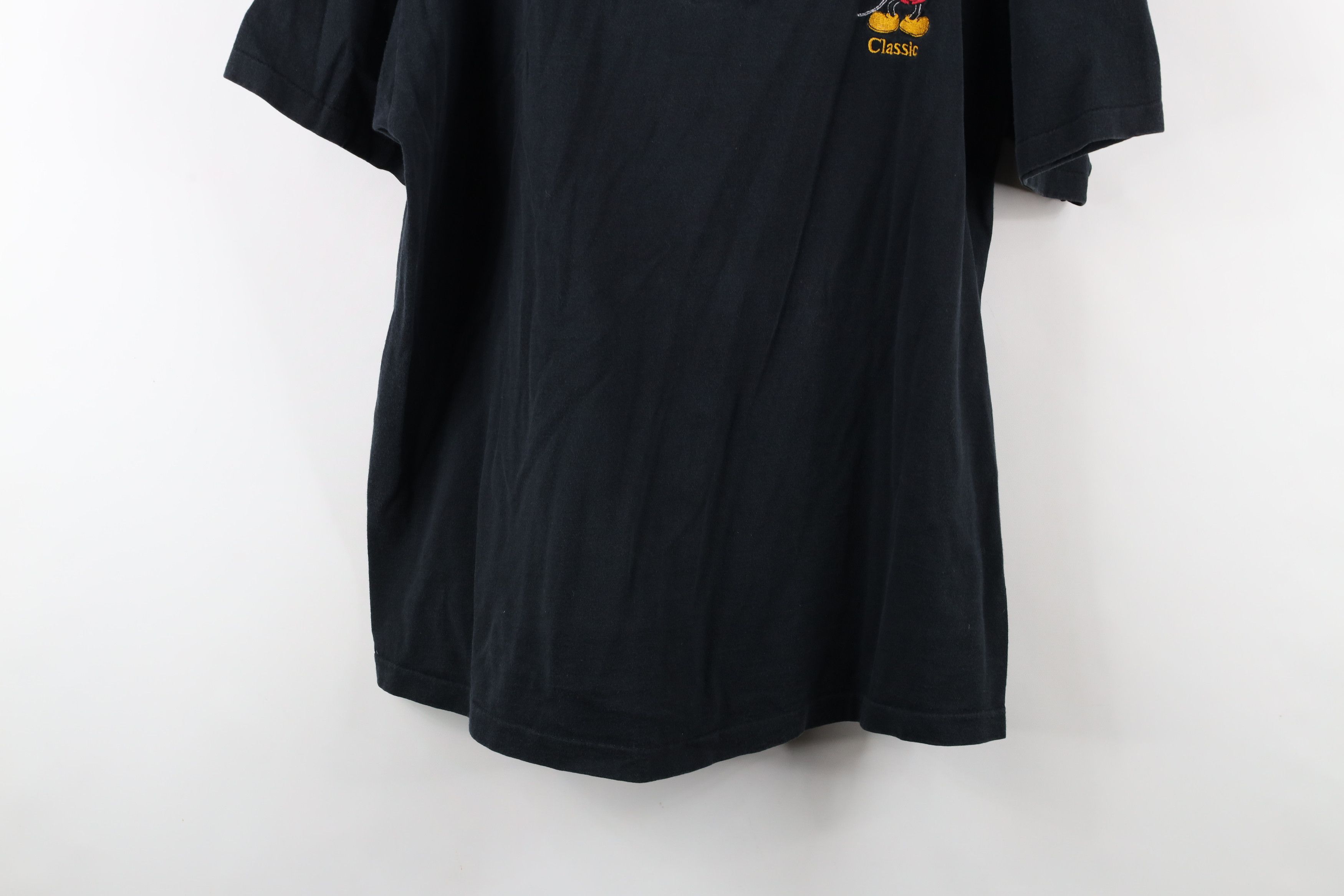 Disney × Vintage Vintage 90s Disney Classic Mickey Mouse Henley T-Shirt USA Size US XXL / EU 58 / 5 - 3 Thumbnail