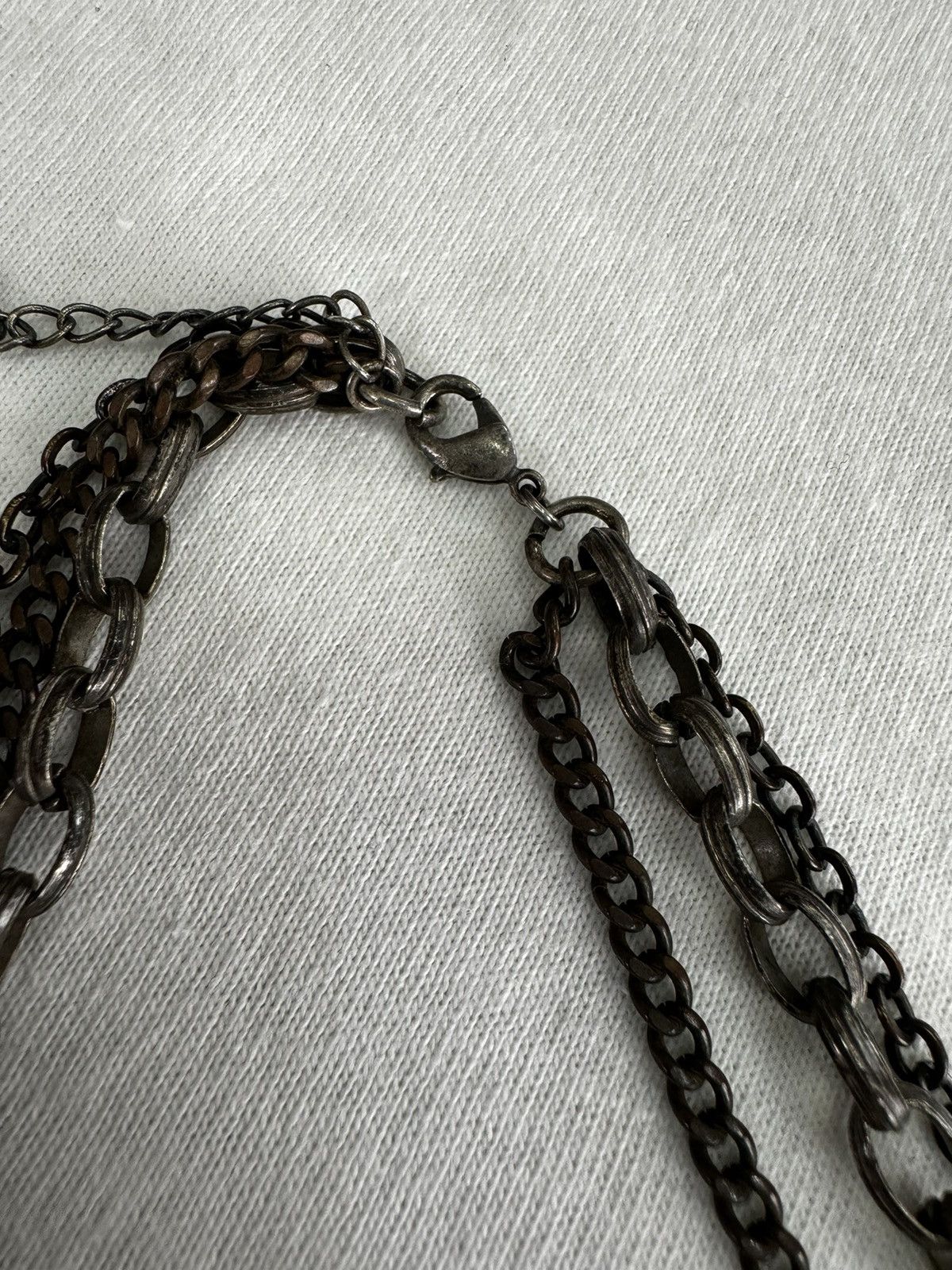 Japanese Brand MULTICHAINS BULLET PENDANT NECKLACE Size ONE SIZE - 5 Thumbnail