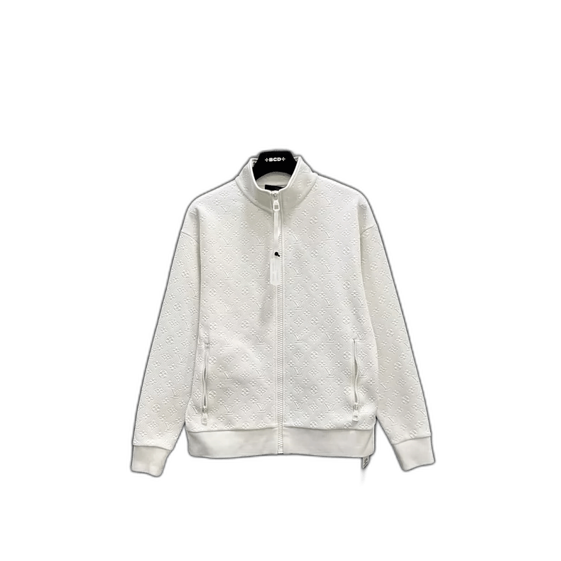 Louis Vuitton Louis Vuitton White Logo Print Jacket Size S Size US S / EU 44-46 / 1 - 1 Thumbnail