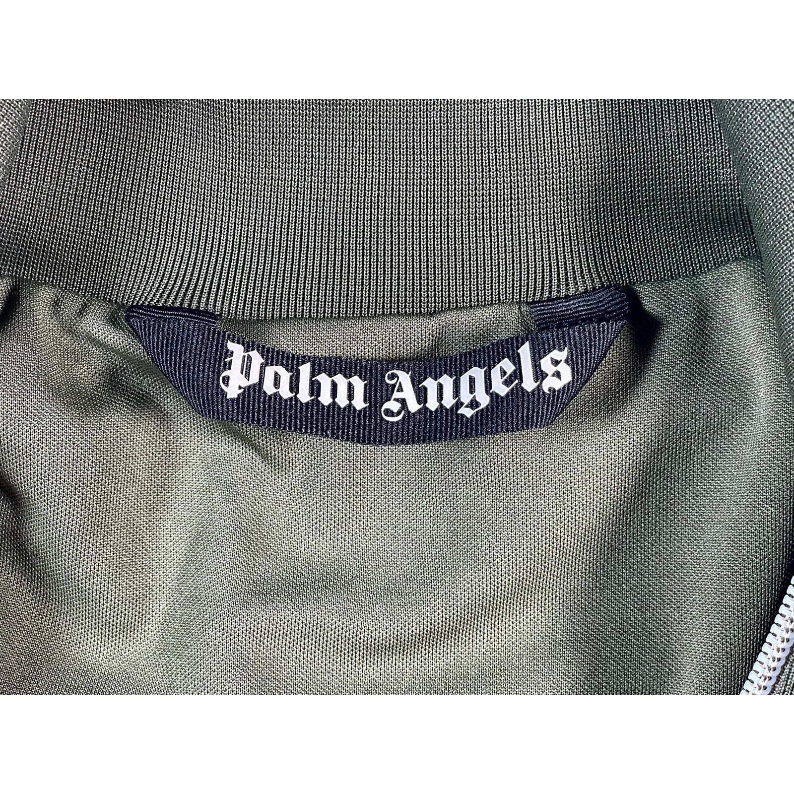 Palm Angels Palm Angels Patch Work Olive Track Jacket Size US XXL / EU 58 / 5 - 3 Thumbnail