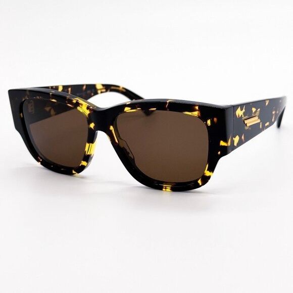 Bottega Veneta NEW BOTTEGA VENETA SUNGLASSES BV1026S 002 HAVANA WOMEN EYEWE Size ONE SIZE - 3 Thumbnail
