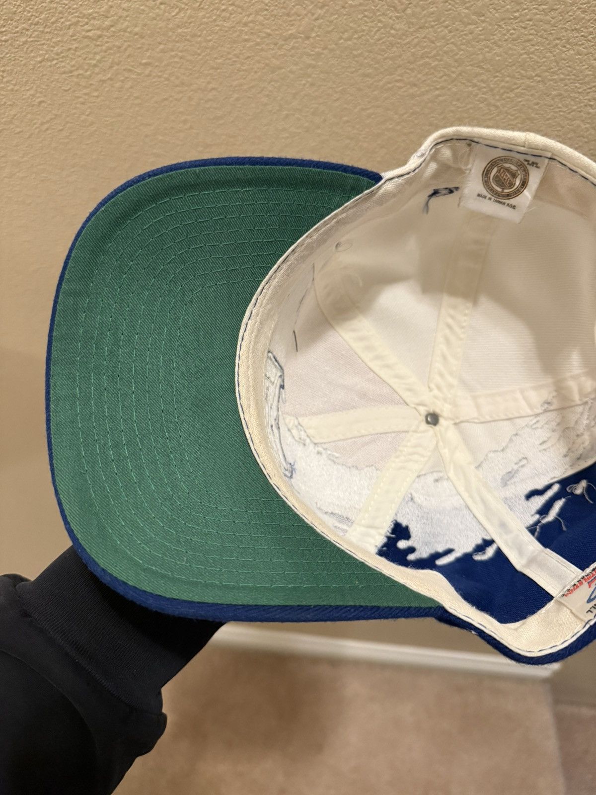 Logo 7 × NHL × Vintage Rare Vintage Hartford Whalers Logo 7 Splash SnapBack Size ONE SIZE - 3 Thumbnail