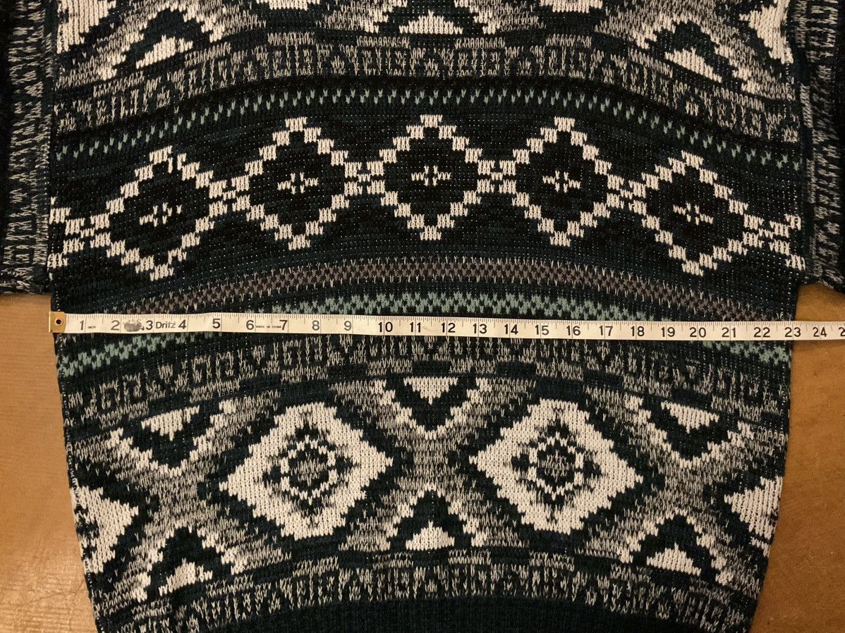 Other Men's Nordic Patterned Sweater - Black and White Size US L / EU 52-54 / 3 - 3 Thumbnail