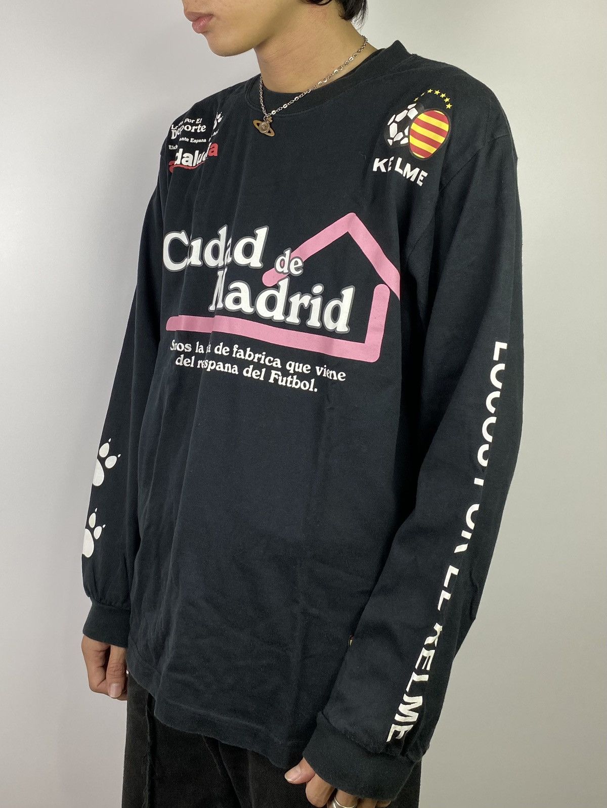 If Six Was Nine × Japanese Brand × Le Grande Bleu (L.G.B.) Kelme ciudad de madrid longsleeve Size US M / EU 48-50 / 2 - 13 Thumbnail
