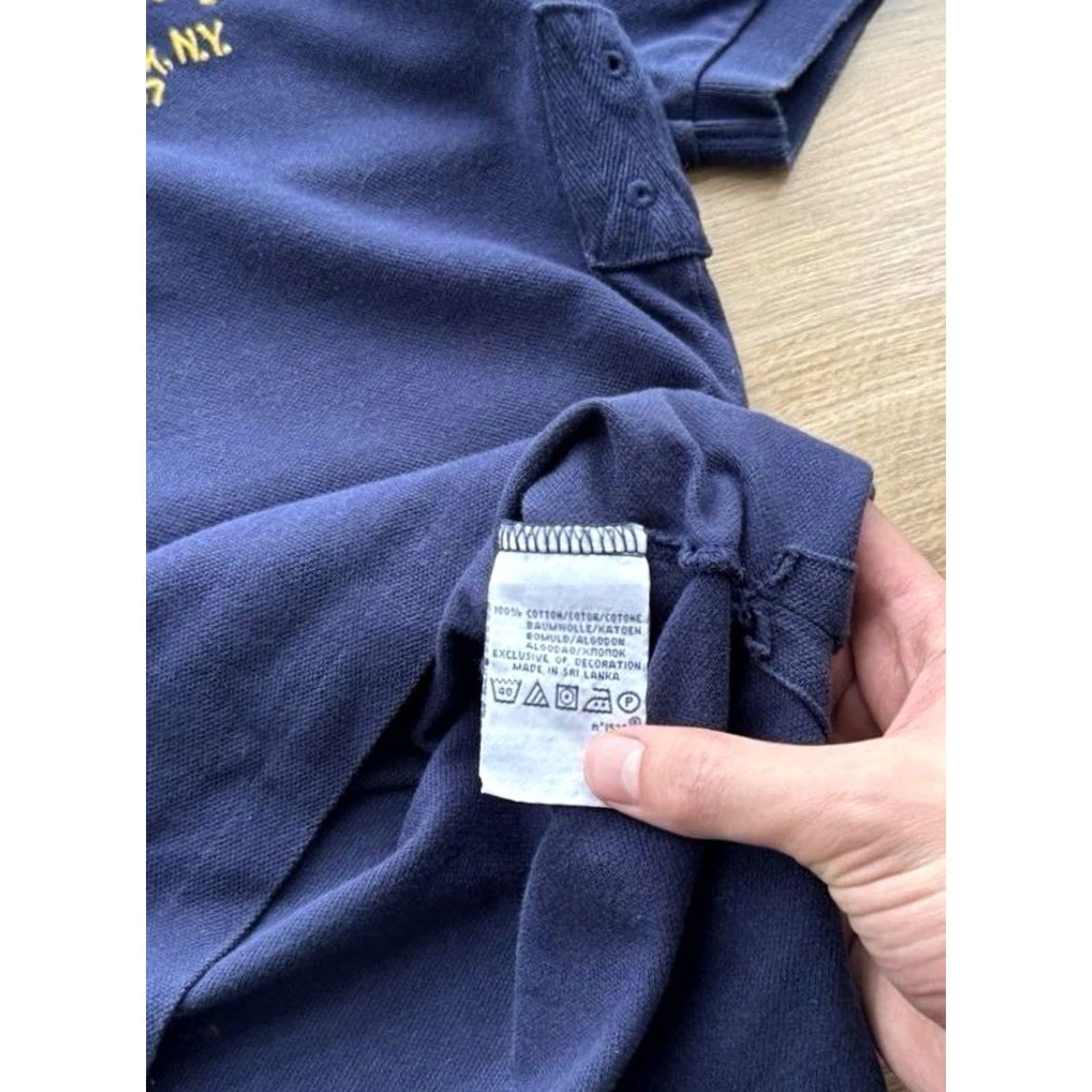 Polo Ralph Lauren VINTAGE Polo Ralph Lauren Shirt Mens S Blue 90s Y2K Pony Club Logo Polo Big Pony Vintage Casual Streetwear USA Size US S / EU 44-46 / 1 - 7 Thumbnail