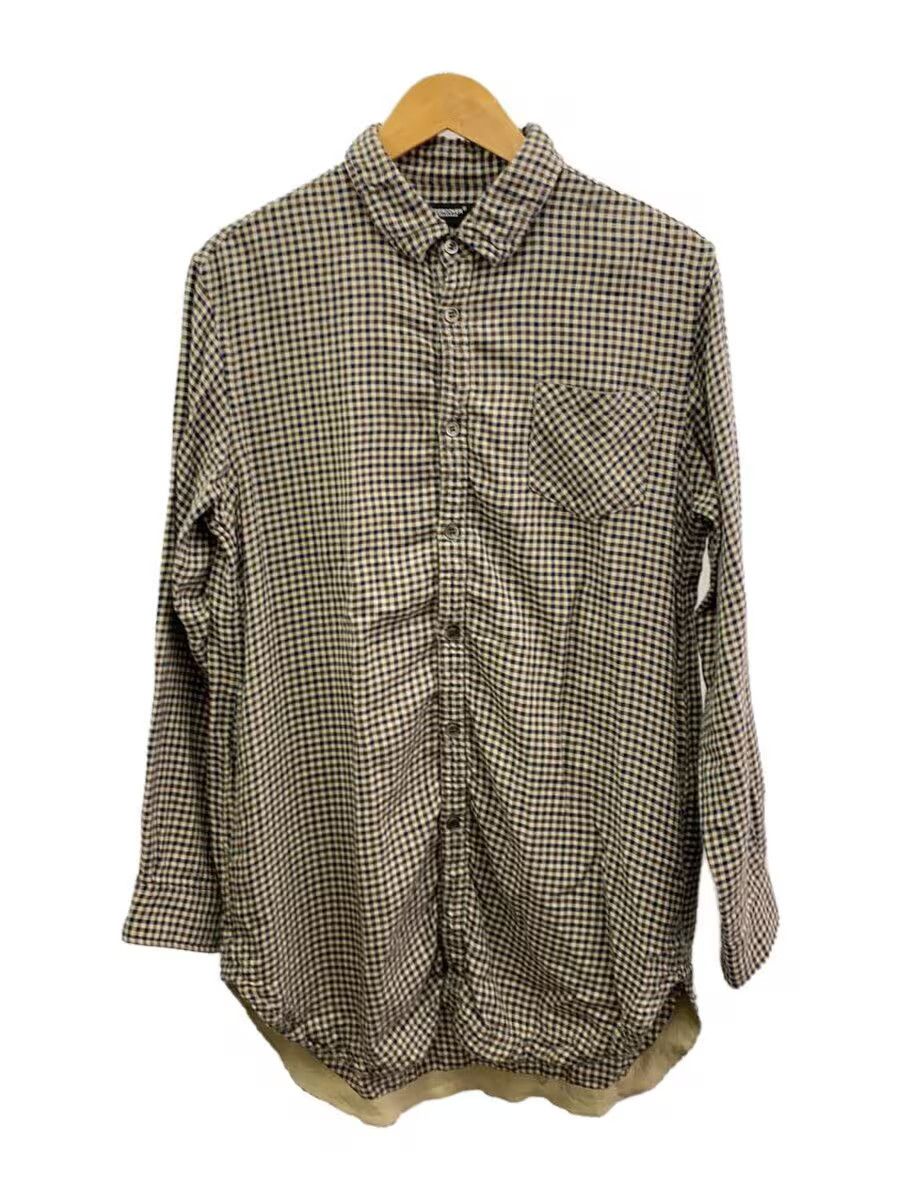 Oversized Gingham Check Button Up Shirt