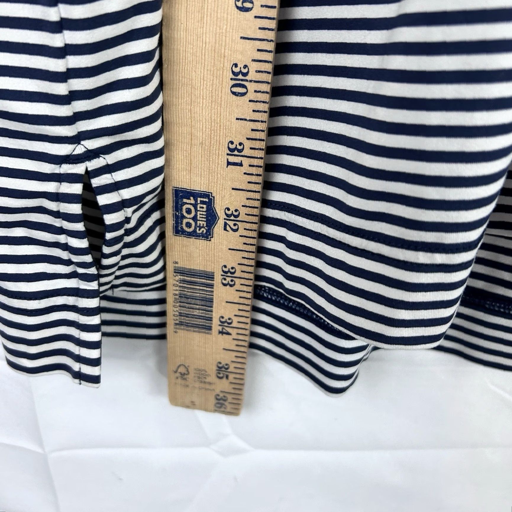 Footjoy Footjoy Polo Shirt Large Blue White ProDry Performance Lisle Golf *Stain Size US L / EU 52-54 / 3 - 7 Thumbnail