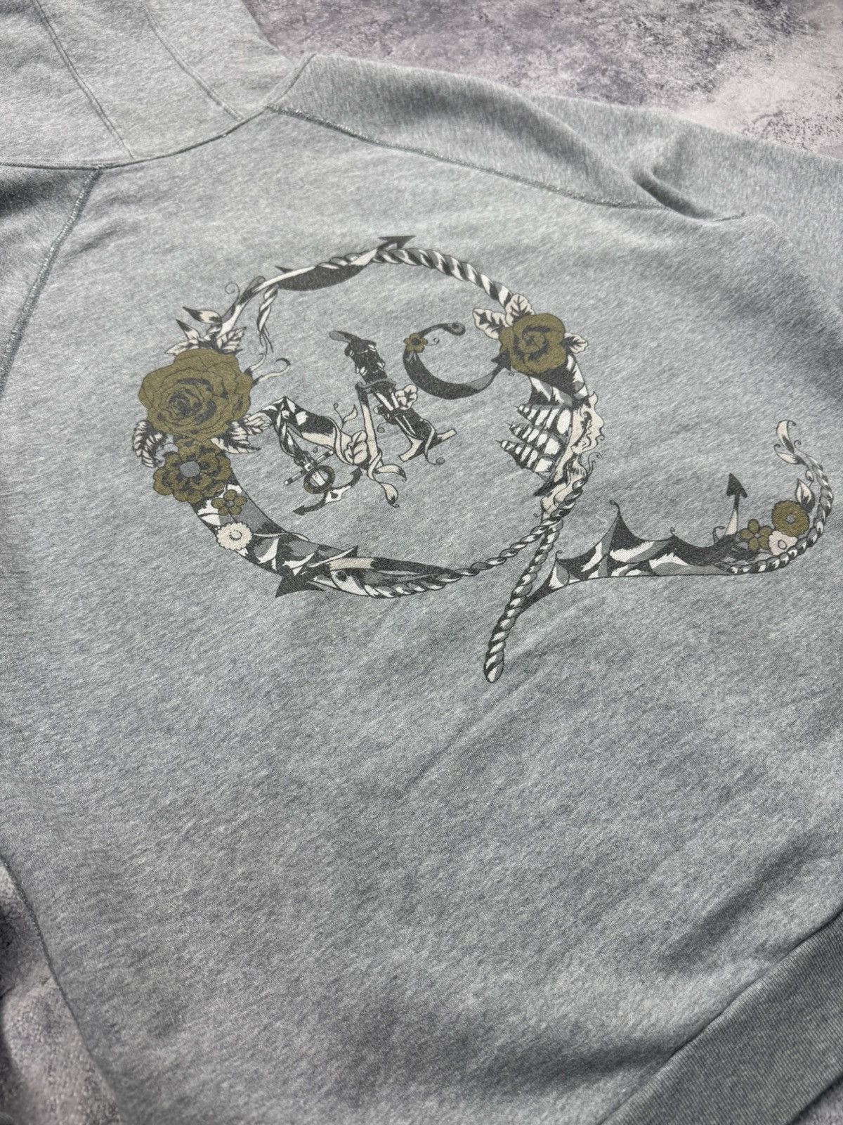 Alexander McQueen Alexander McQueen Grey Zip Up Hoodie Big Logo Authentic Size US XL / EU 56 / 4 - 17 Thumbnail