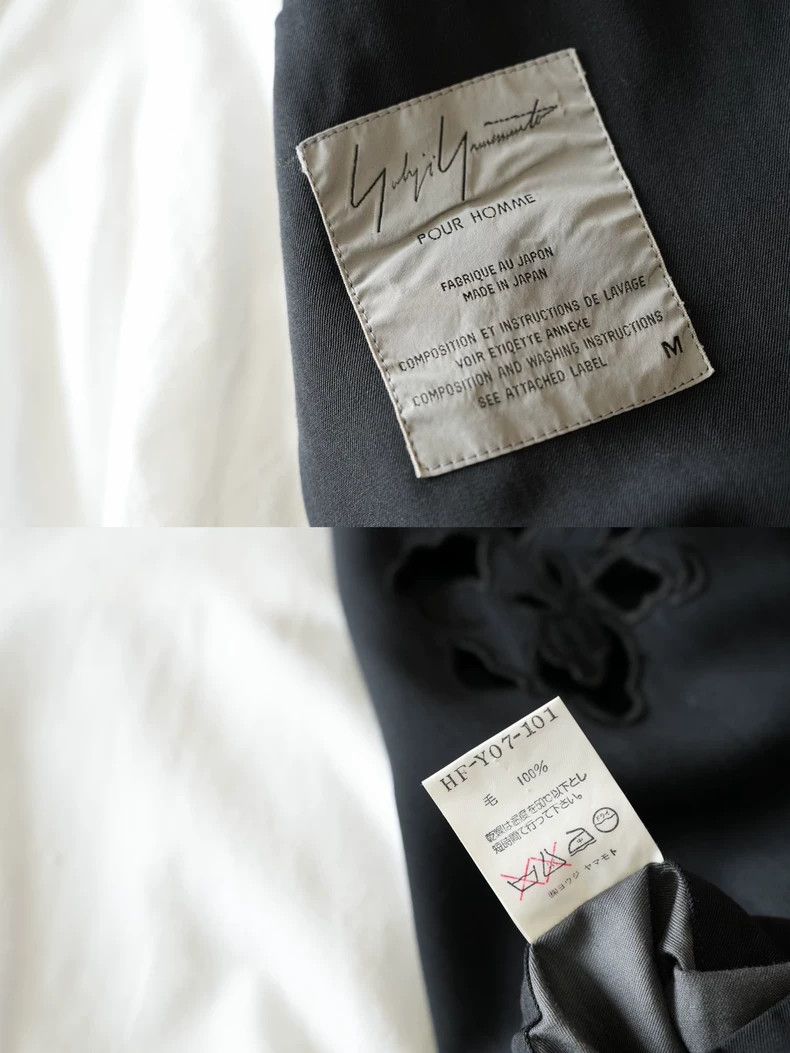 Yohji Yamamoto Yohji Yamamoto96SS Flower and Junior Rose Cutout Jacket 250 Size US M / EU 48-50 / 2 - 8 Thumbnail
